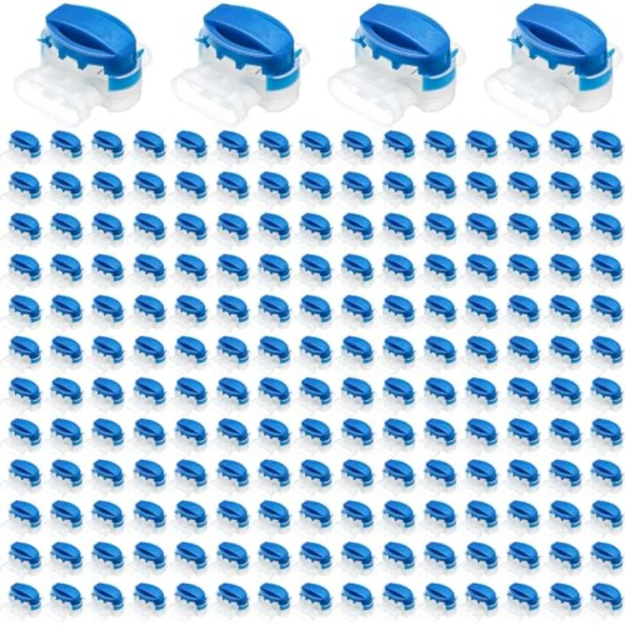 

Pieces 3 Way Wire Connectors Locks Electrical IDC 314-box Wire Self-Stripping Pigtail Connectors for 22-14 AWG Cables Robotic L