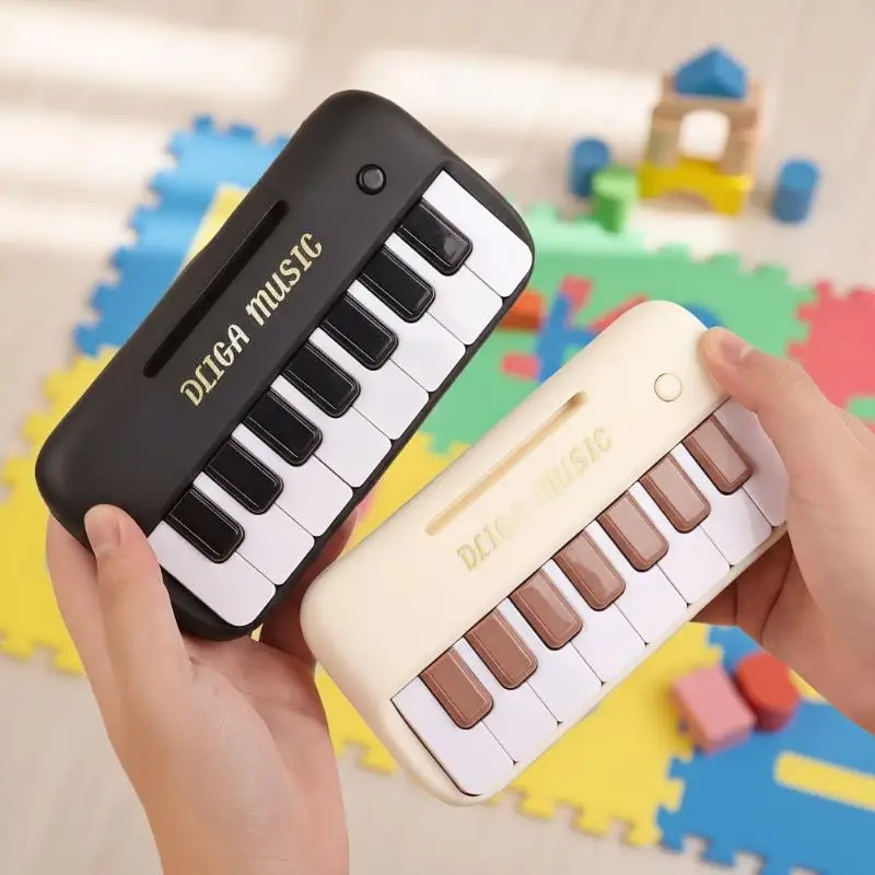 Engage Kids with 15-Key Digital Mini Piano, Portable Musical Instrument, Educational Toy Gift Set.