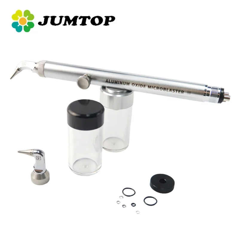 

JUMTOP 2 in 1 Dental Alumina Air Abrasion Polisher with Water Spray Aluminum Oxide Micro Blaster Microetcher Sandblasting Gun