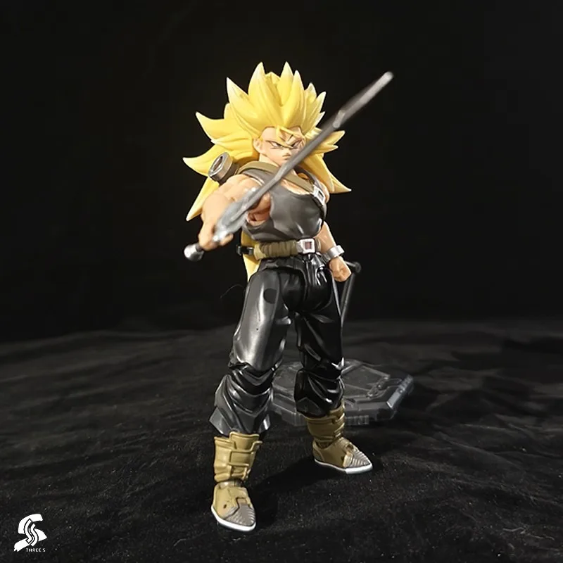 In Stock Articulated Figure Dragon Ball Z Trunks Saiyan Multiforms Torankusu Anime Figure Action Model Collectible Toys Gift