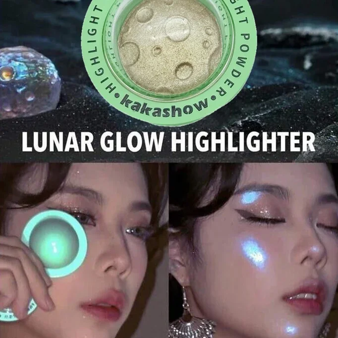 Natural Planet Highlighter Powder Shiny Clear High-gloss Face Contour  Three-dimensional Eye Shadow Lasting Highlight Cosmetic