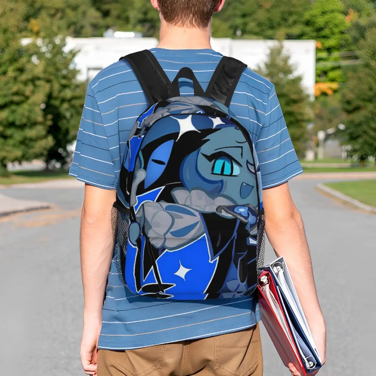 Shadow Milk Cookie Kingdom Game Backpack Student BookBag Kids School Bag Computer Shoulder Bags for Boys Girls