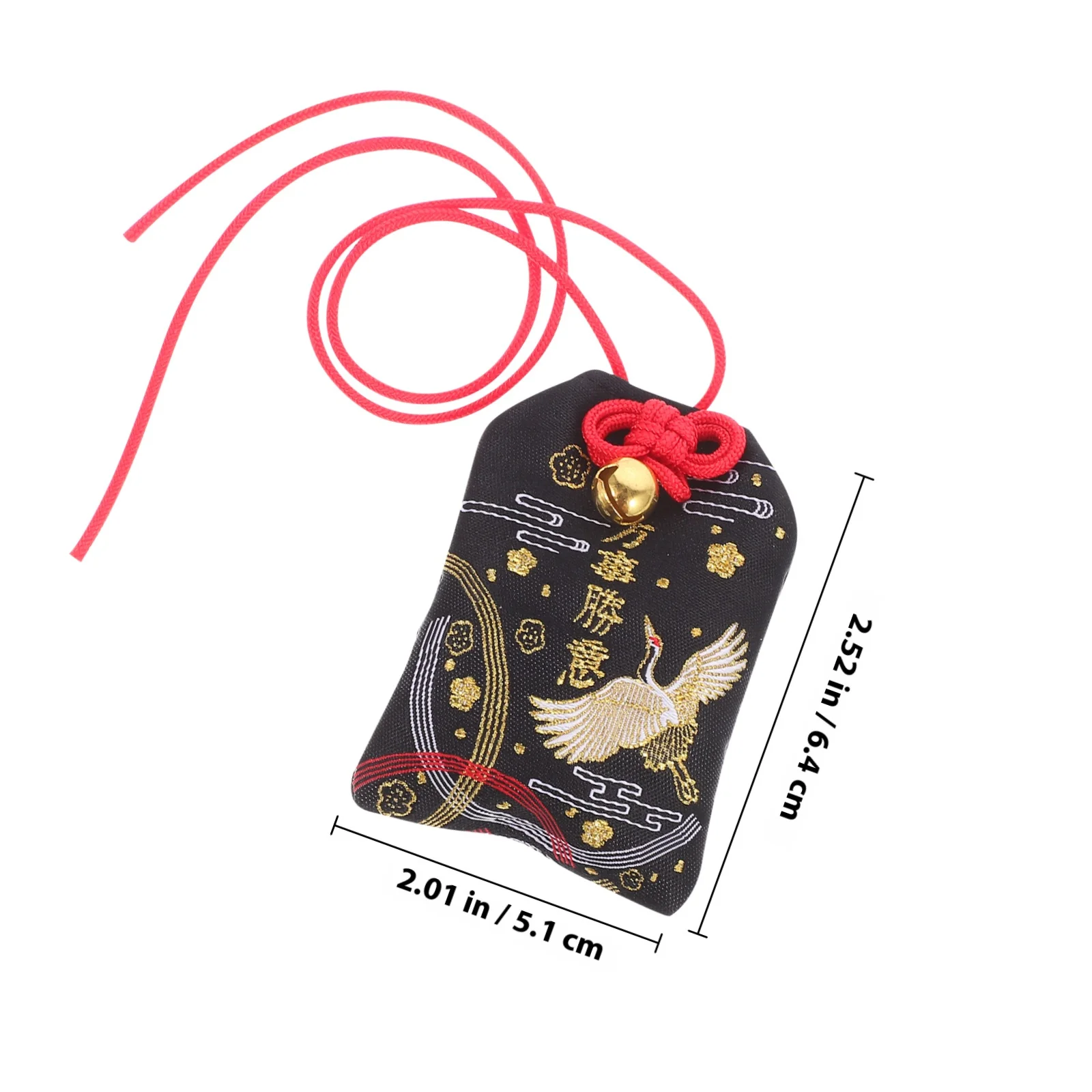 2 szt. Japońskie woreczki Omamori z błogosławieństwem, wykwintne, lekkie amulety, idealne do domu, samochodu, torby, zawieszki, dekoracje na festiwale