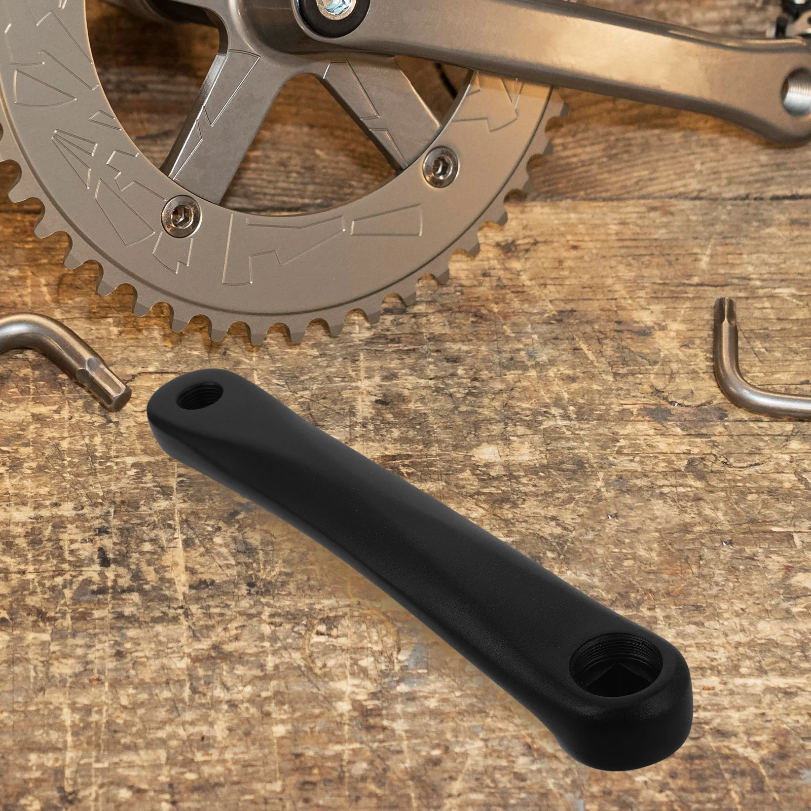 

Bicycle All-aluminum Crank Arm Square Hole Design Durable Replacement Parts for Road Bikes Electric Bicycle Crank Compatibility