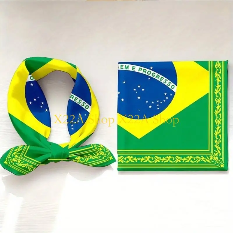 Unique Multifunction Soccer Fan Accessory Colorful National Flag Design Head Cover for Fans