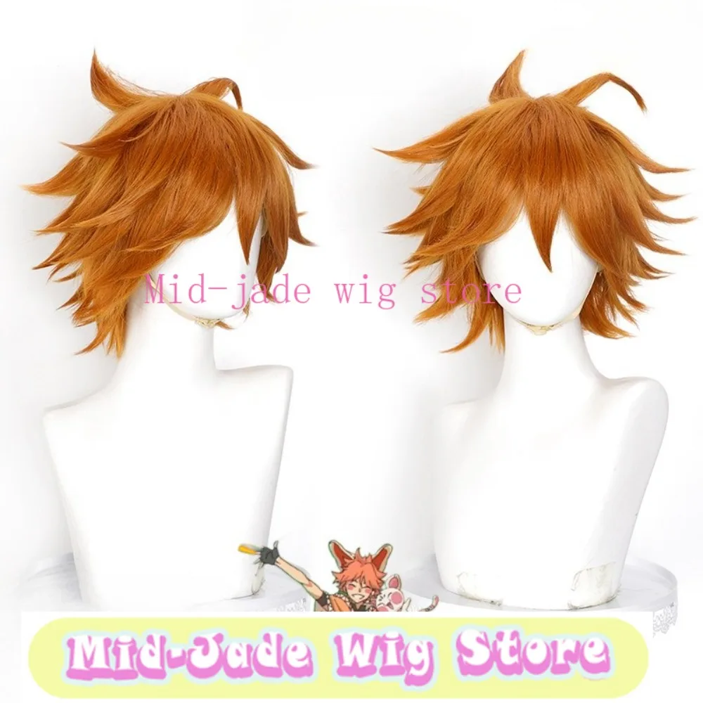 Da Qiang Cosplay Wig from Layered Short Hair with Flipped Ends and Textured Top Style for Anime Game Cosplay Events
