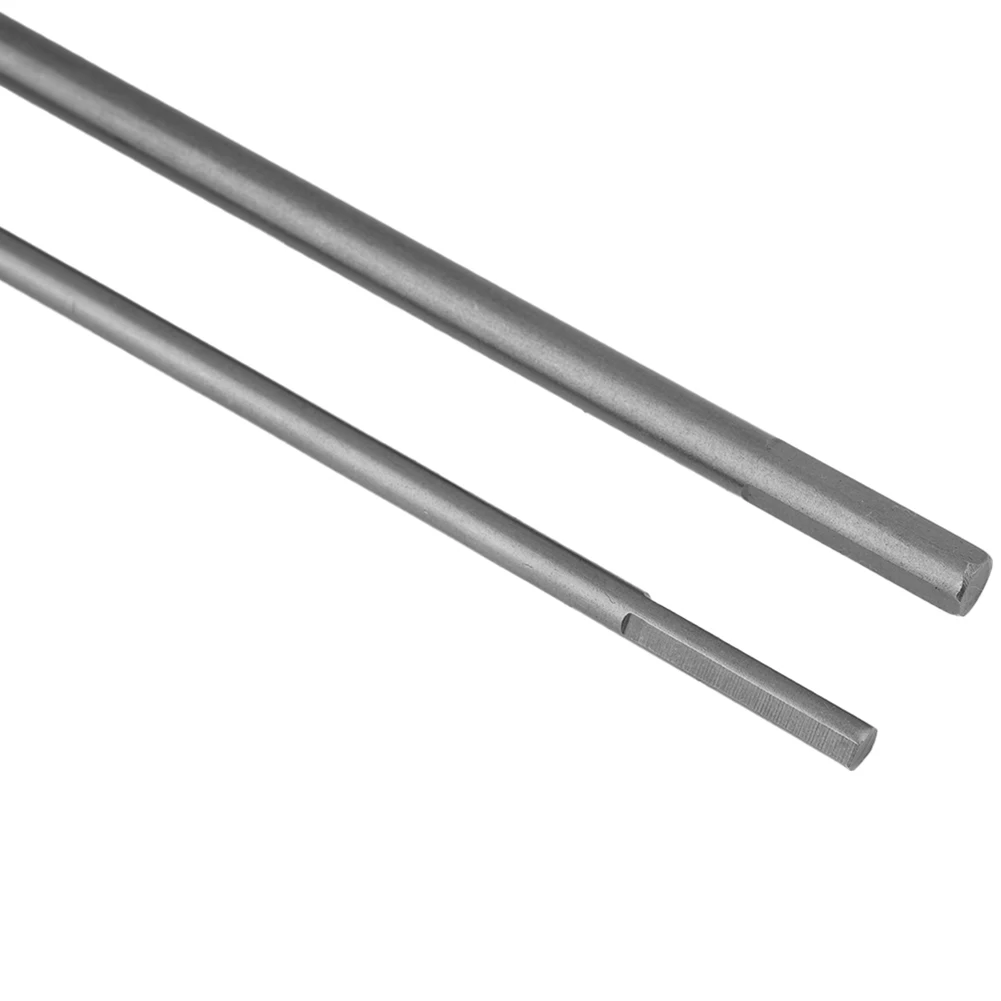 

2 шт., длинные сверла диаметром 300 мм с треугольным хвостовиком для ударных дрелей размером 6 мм и 8 мм для легкого бетона и каменщика