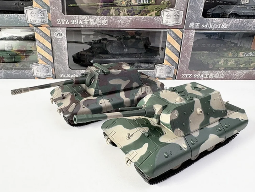 

Масштабная модель немецкого тяжелого танка E-100 (1:72) с камуфляжной окраской, из сплава, коллекционная, военная, сувенир, украшение, подарок