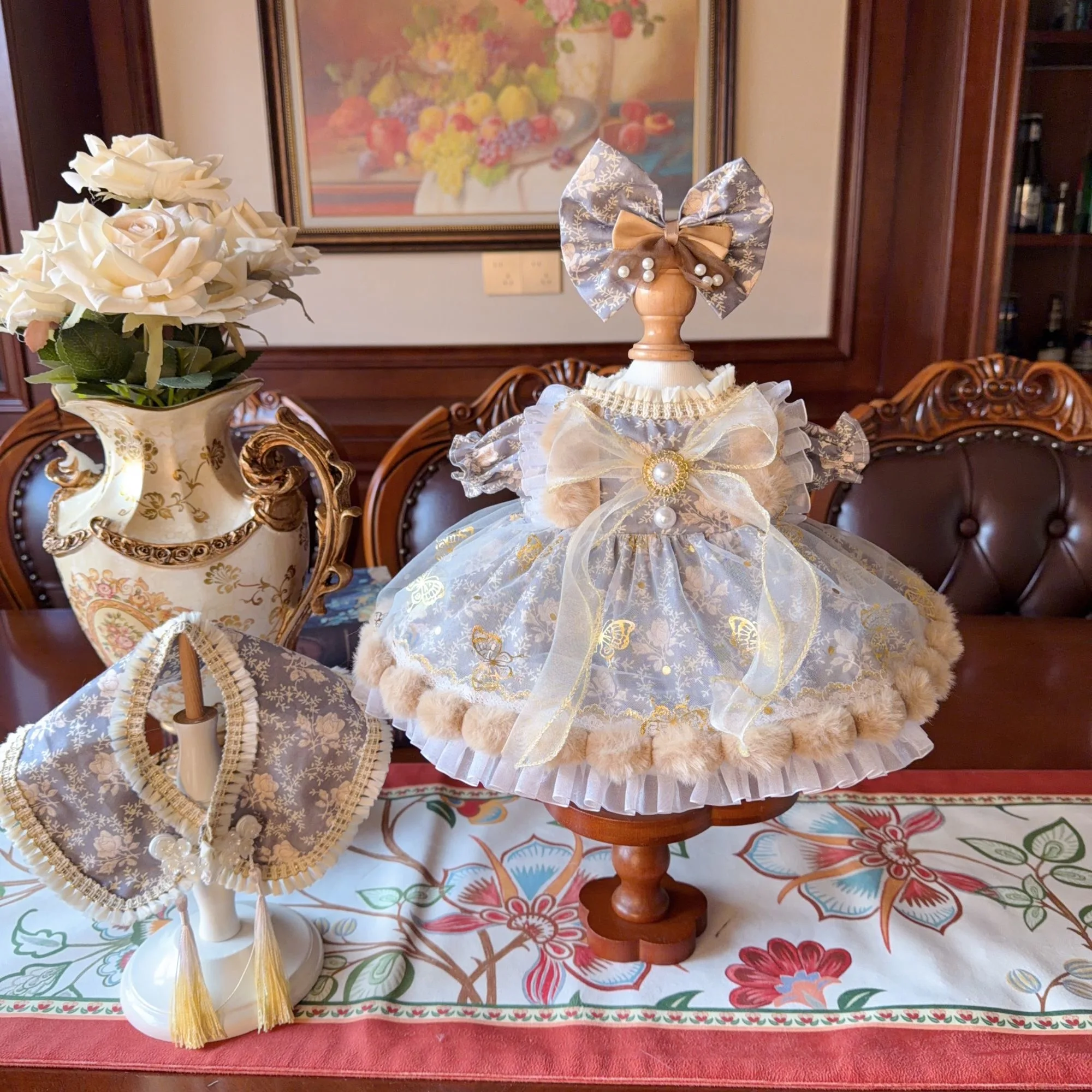 

Одежда для хлопковых кукол 20 см и 10 см, новое платье для куклы, брюки, топ, жилет для кукол Реборн 50-55 см, бесплатная доставка