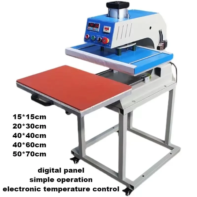 Auto 16x24 16 X 24 Auto T-shirt Glass Wood Automatic Tshirt t Shirt Pneumatic Printing Machine Heat Press Machine for DTF UV