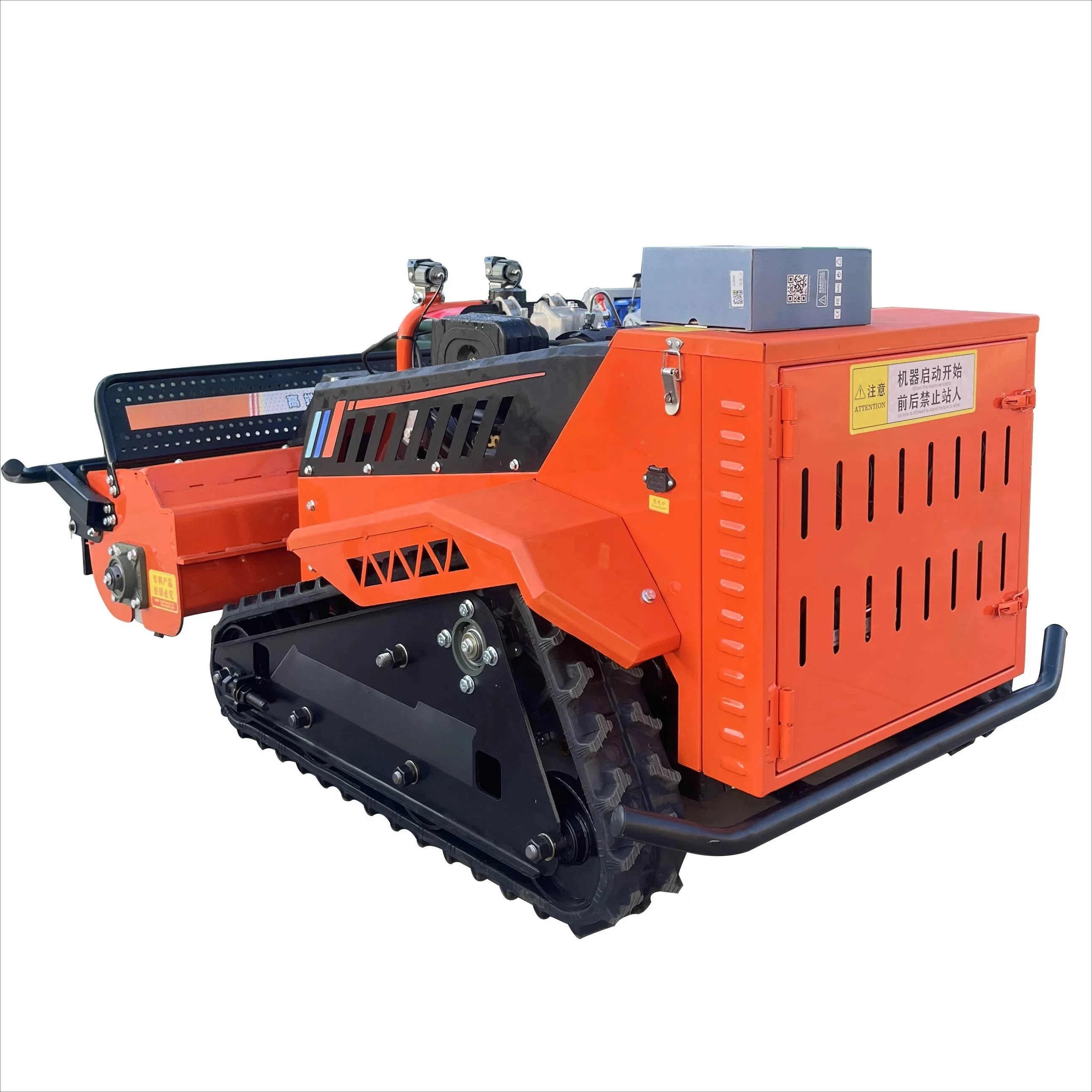 Agricultural Hybrid Power Zero Turn Remote Controlled Lawn Mower, Dedicated Orchard and Farm Grass Cutting Equipment