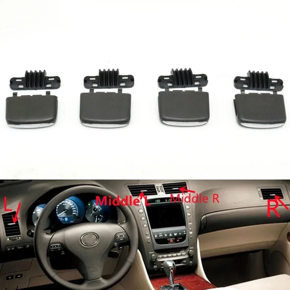 

For Lexus GS300 GS350 GS430 GS450 GS460 2005-2010 Front A/C Outlet Grille Tab Dashboard Air Conditioning Vents Tab Clip