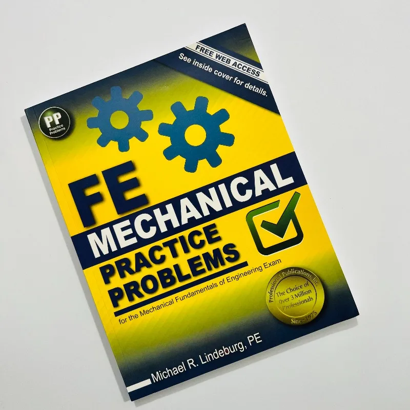 FE Mechanical Practice Problems By Michael R Lindeburg PE Engineering Exam Book For Mechanical Engineer Test Preparation