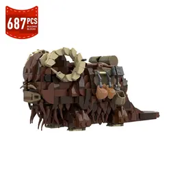 Moc Space Wars Animal Beast Bantha Building Blocks Action Figure Monster Mount Rhino Constructor Model Bricks Toys Gifts