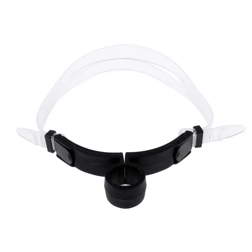 Center Swimming Snorkel Breathing Tube Soft Silicone Snorkeling Equipment with Valve for Pool and Scuba
