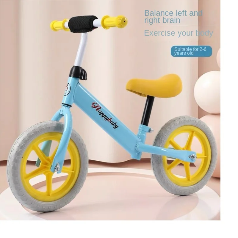 

Children's Balance Bicycle No Pedal Height Adjustable Scooter Suitable For 2-6 Years Old Kids Balance Bike Two Wheels Bicycle