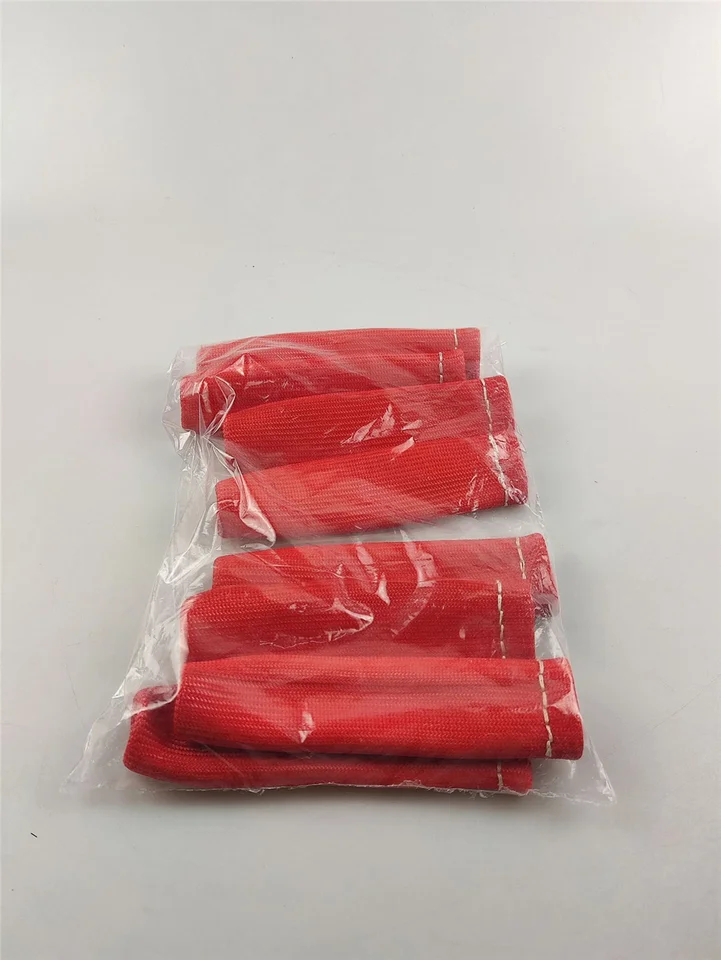 Kit De 8 Fundas Protectoras Térmicas Para Cables De Bujía, Rojas, 1200°F, Para SBC/BBC 350, BER12075