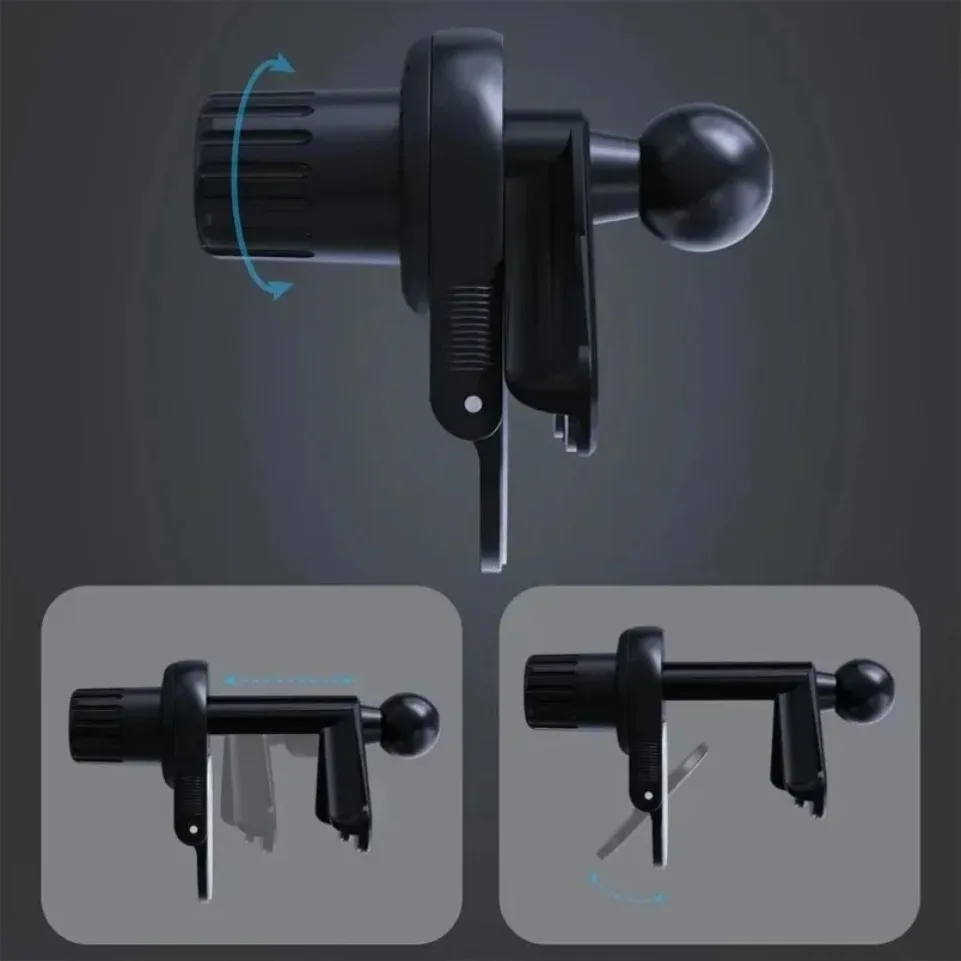 Portable Universal Magnetic Phone Holder for Display Screen 360 Degree Rotation Strong Magnet Car Mount For iPhone16 17 16 15 14 - view 3