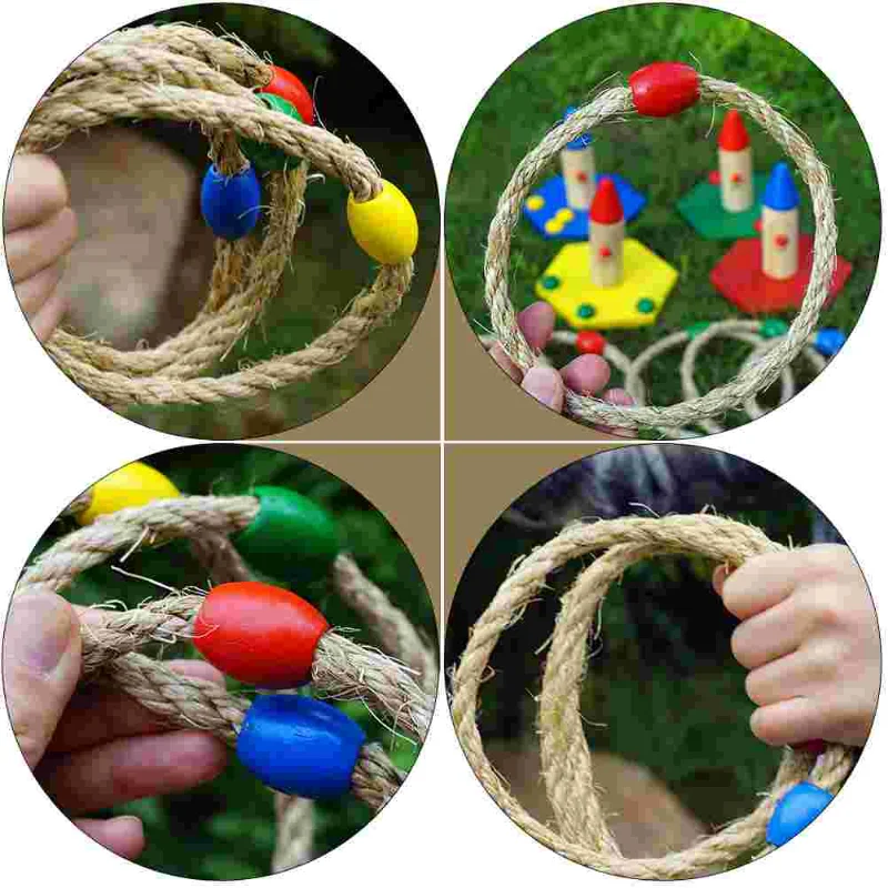 Aldult Toy Ring Toss Toy Beach Kids Garden Games Outdoor Playset Games Kidsoutdoor Educational Kitcoordination Eye Hand Kid