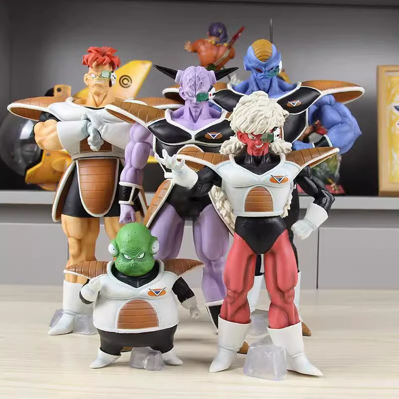 Dragon Ball Z Ginyu Force Anime Figures Ginyu Recoom GK Action Figurine Dbz Pvc Burter Statue Collectible Model Decor Toy Gift