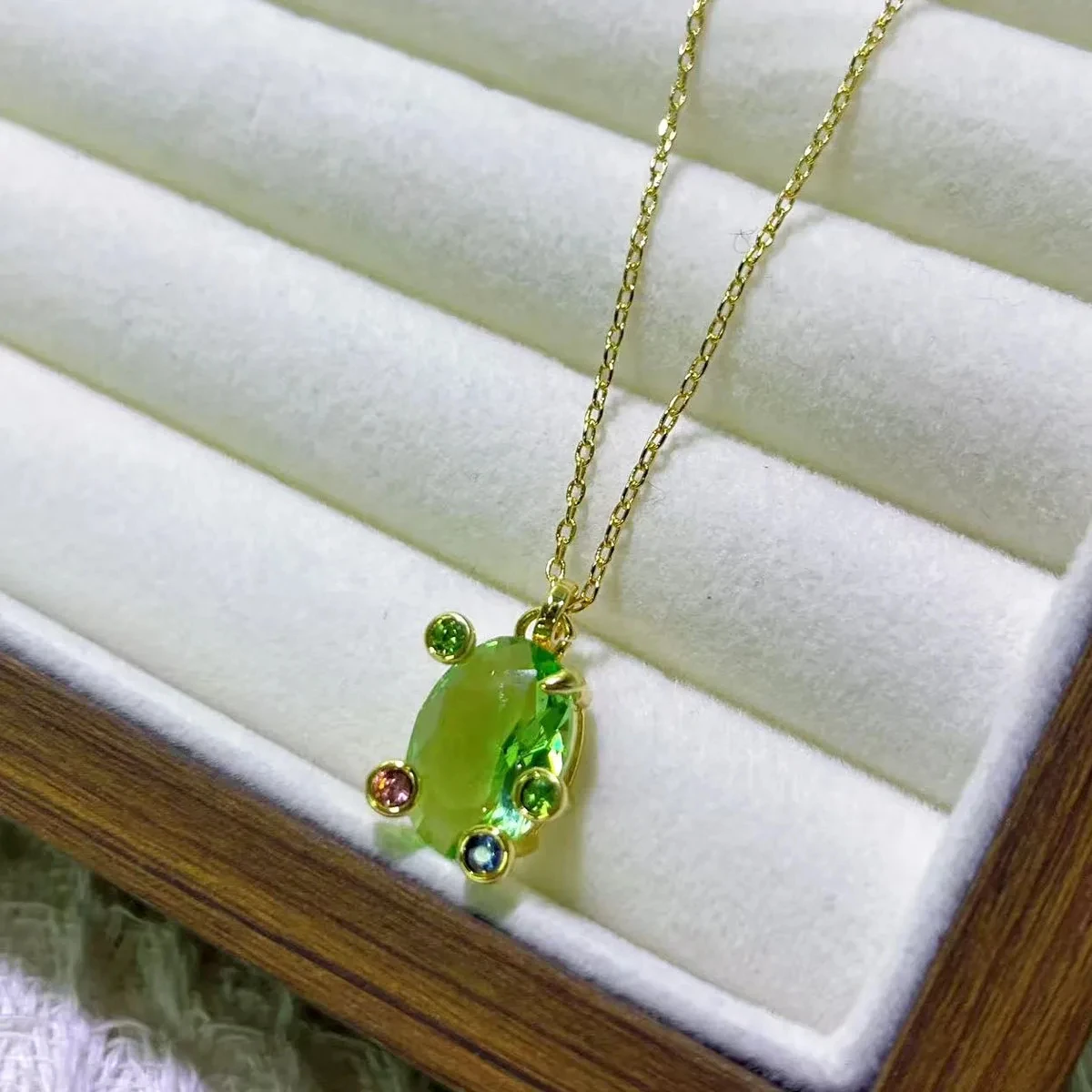 2026 New Arrival Candy Color Multi-Shape Cubic Zirconia Jewelry Set,Necklace,Bracelet,Earrings,Exquisite Elegant,All Occasion