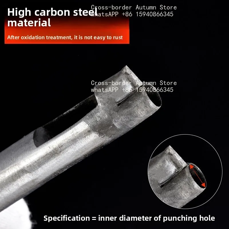 Round punching leather belt tail punching tool Fine workmanship punch, multi-specification