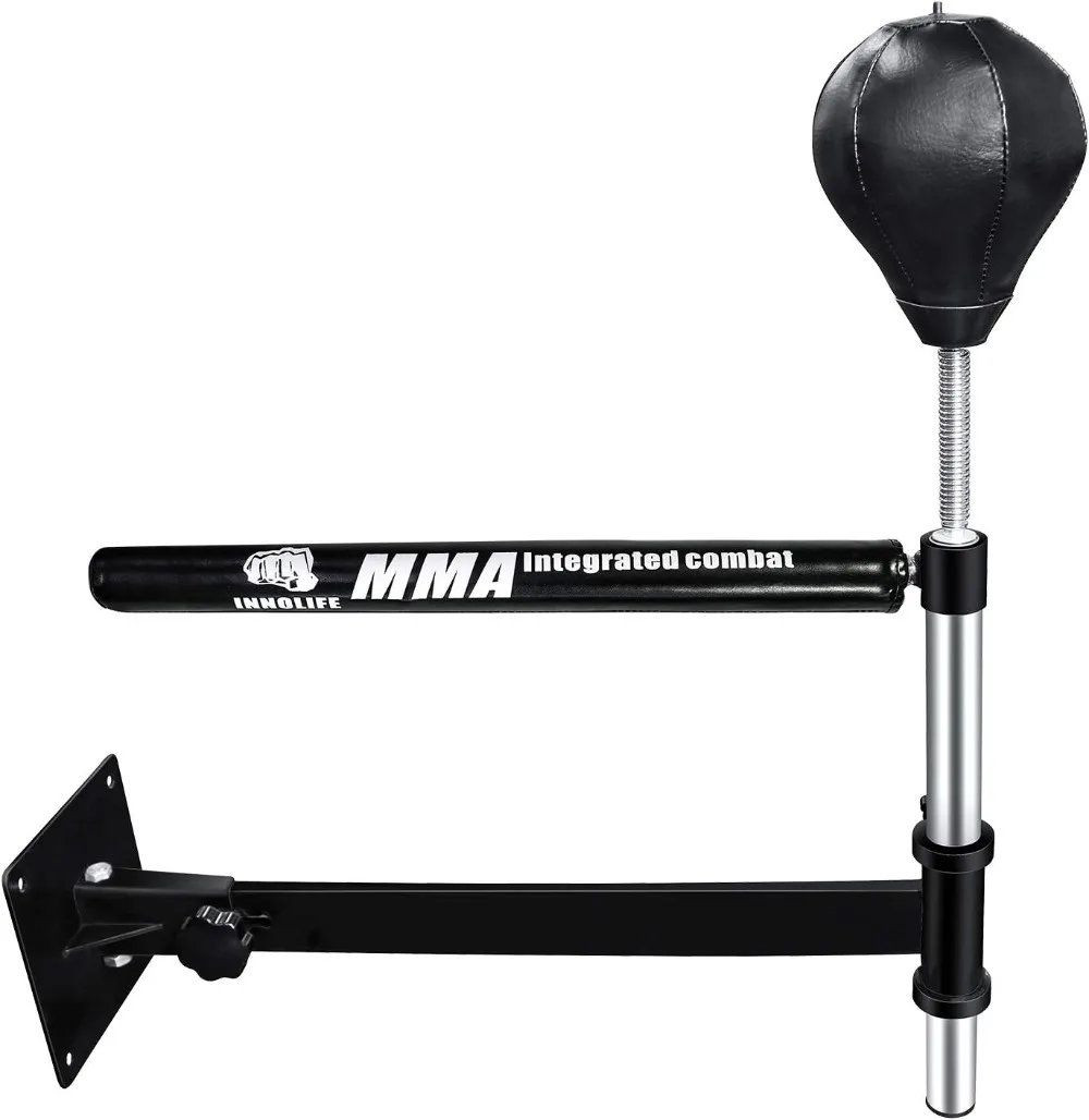 

Wall Mount MMA Boxing Speed Trainer Punching Spinning Bar with Punching Ball