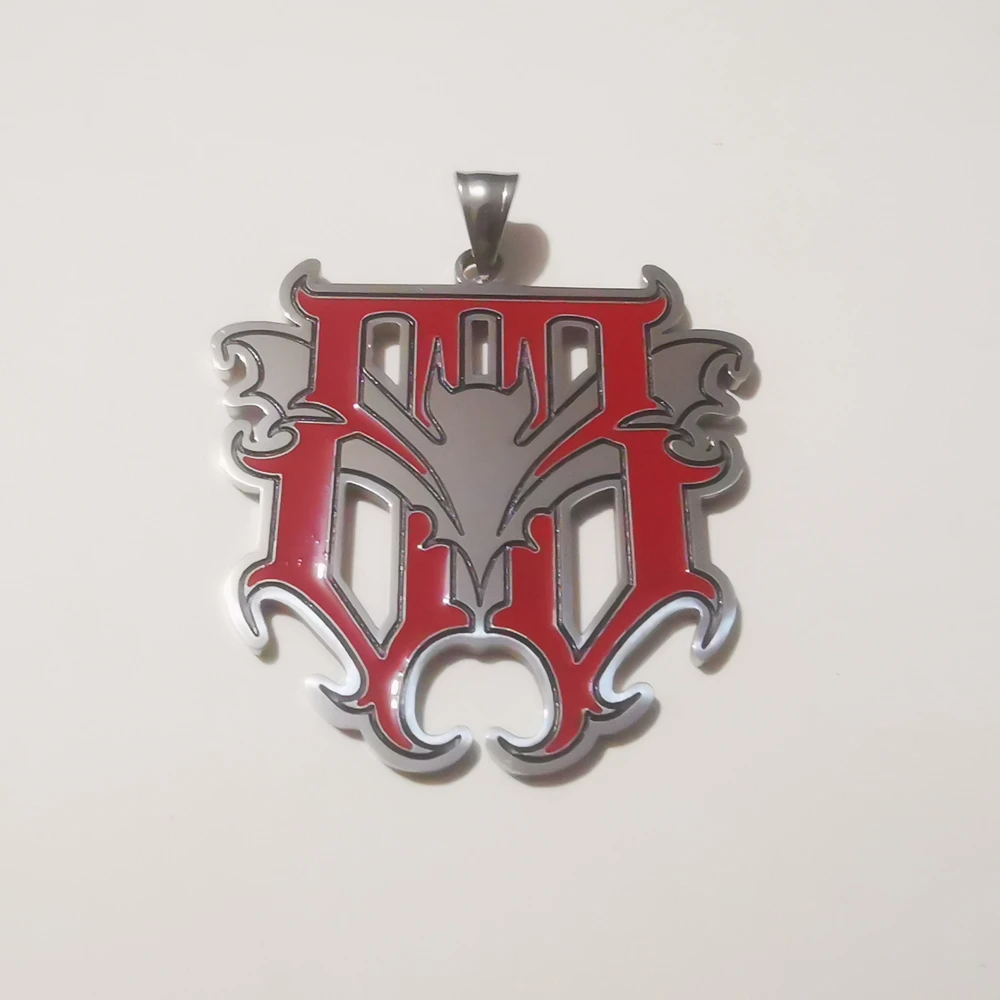 رجل الأحمر ICP سحر قلادة الفولاذ المقاوم للصدأ الفرقة فريق قلادة سلسلة 24 بوصة #2