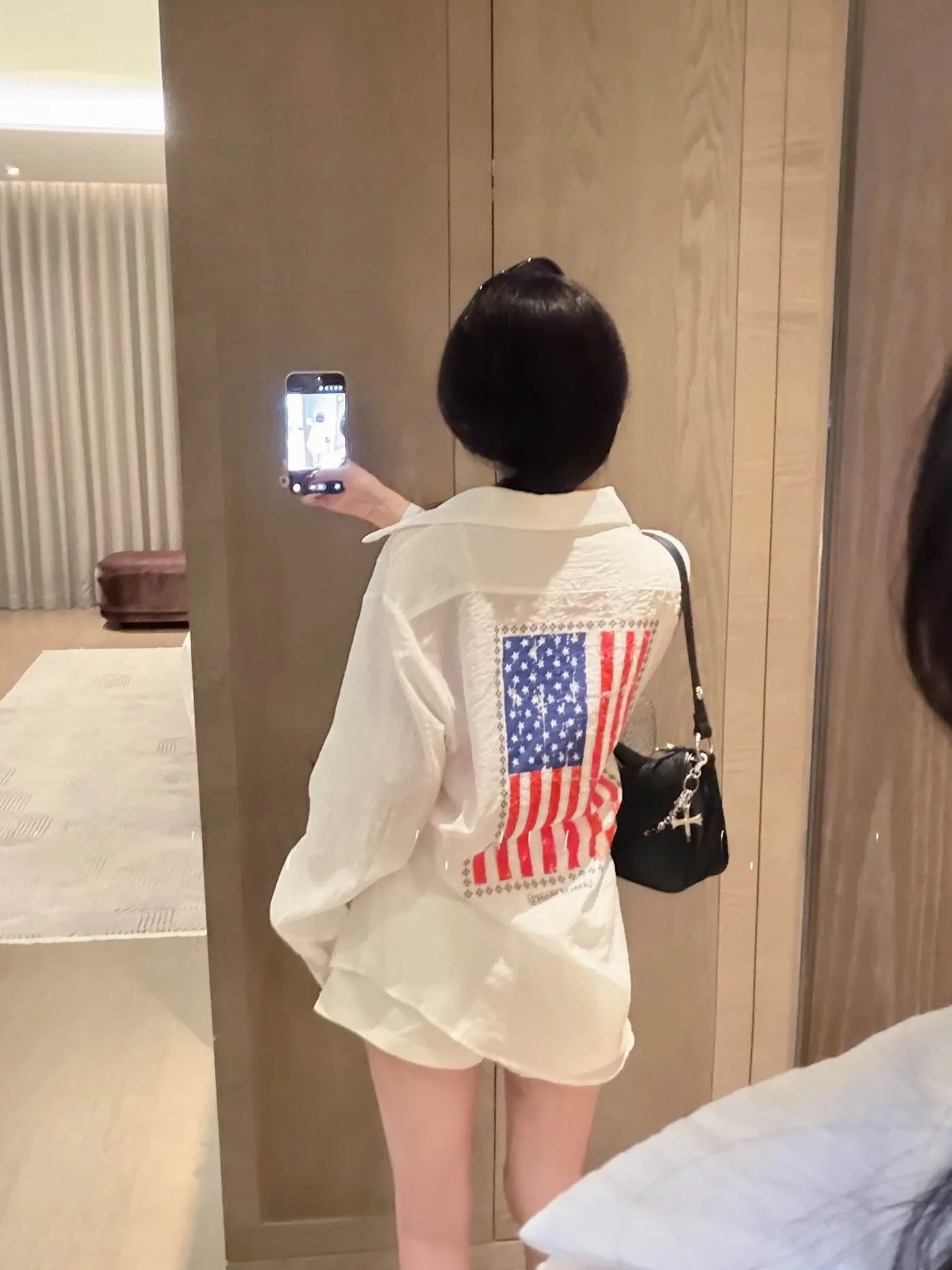 

New Turtle Crack Patterned Long Sleeve Thin Shirt Micro Translucent Mid-Length Lazy Sun Protection Top for Women Summer Cotto...