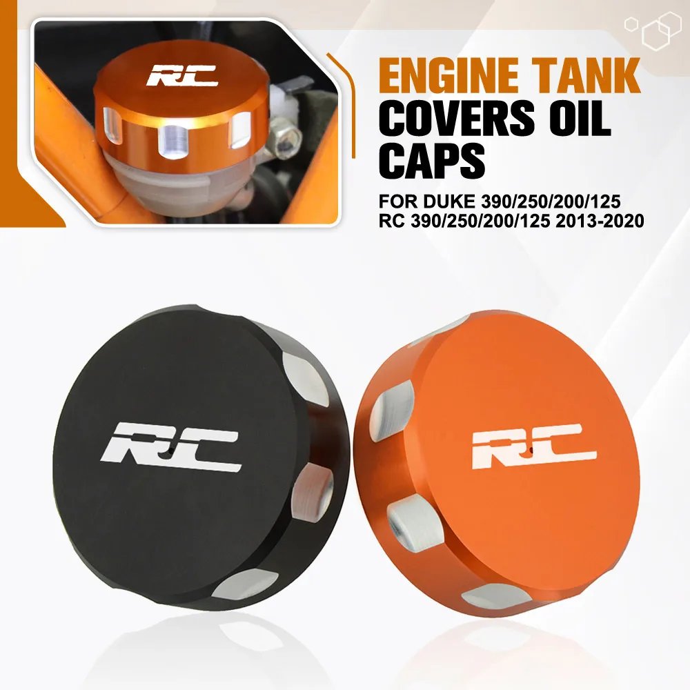 

For Duke 390/250/200/125 RC 390/250/200/125 2013-2020 RC 125 Motorcycle Engine Tank Covers Oil Cap Engine Oil Filter Cover Cap