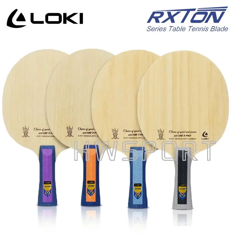 RXTON PRO Table Tennis Blade Professional 5+2 Carbon Ping Pong Blade OFF+ Lightweight Pingpong Base Board with Packing Box Maap