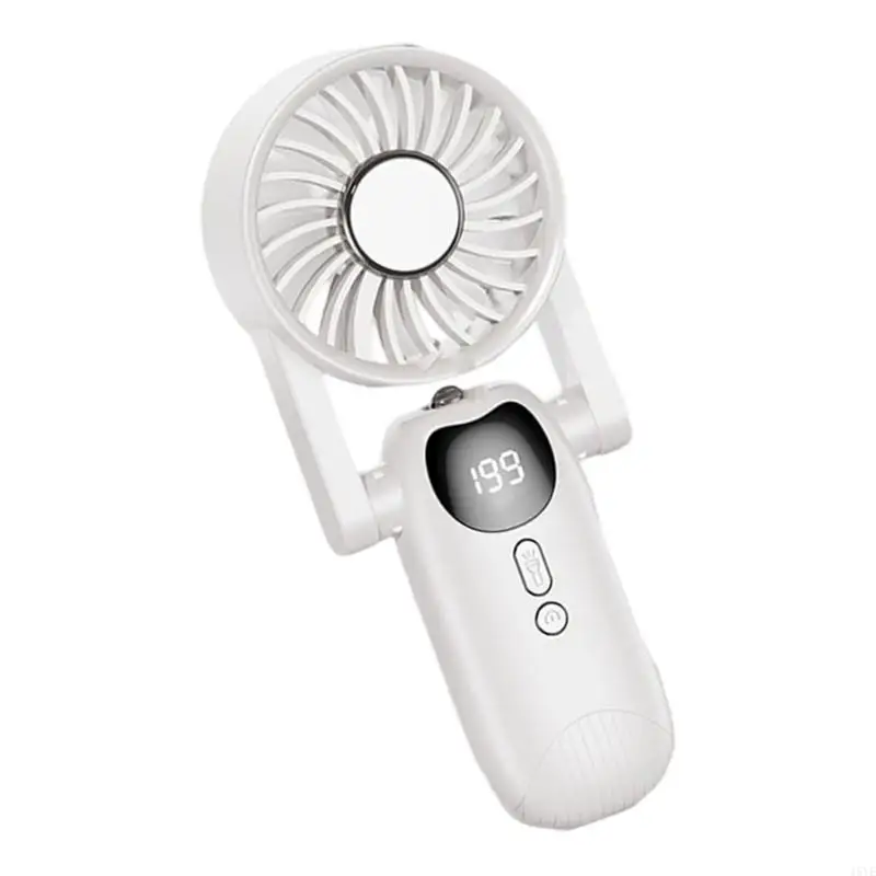  Portable Fan With Energy Efficient 4000mAh Battery with Torch Function For Night Use Hanging Fan