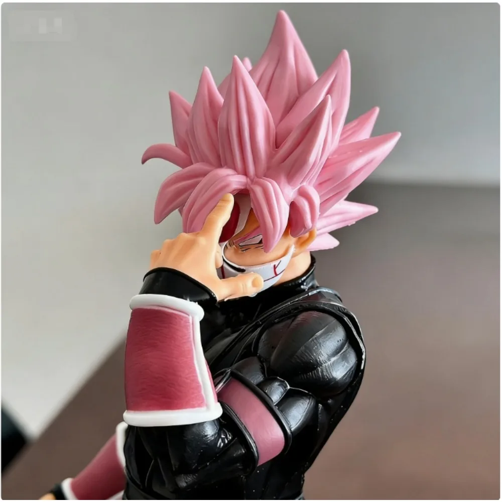 25cm Super Dragon Ball Heroes Figur Zamasu Black Goku Sammlermodell PVC Actionfiguren Statue GK Spielzeug für Geburtstagsgeschenke