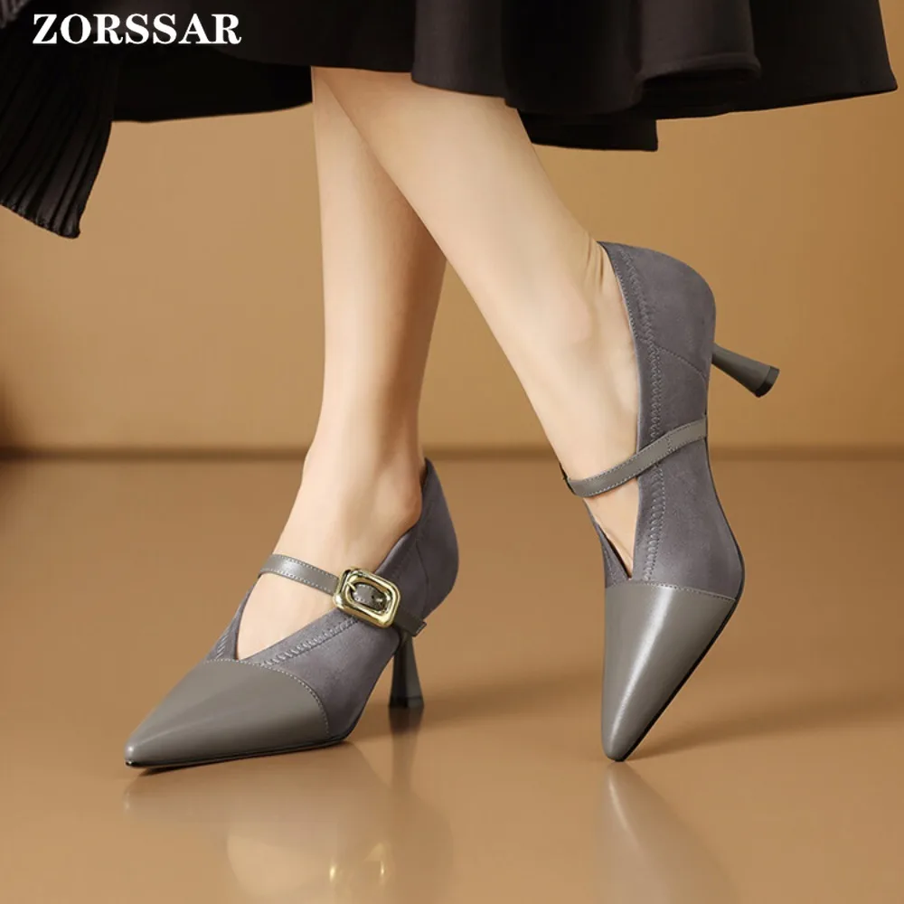 

Women Pumps Gradient High Heel Shoes Sexy 8cm Thin Heels Pointed Toe Ladies Wedding Party Shoes Woman Platform Big Size 41