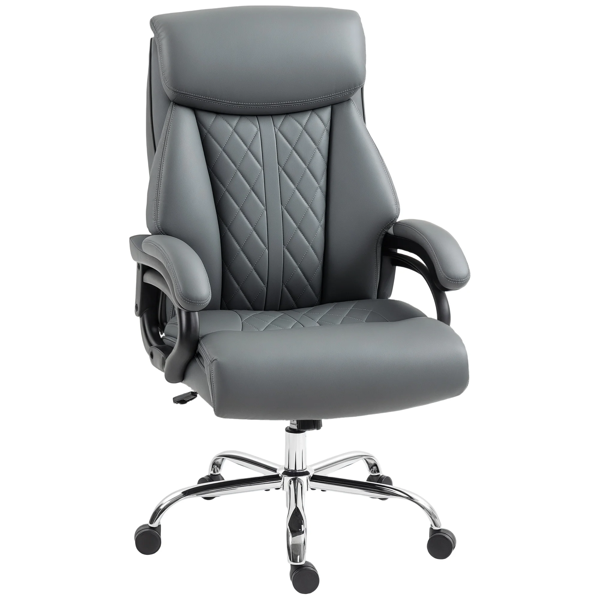 Homcom Sedia Da Ufficio Ergonomica In PU Con Schienale Alto-image