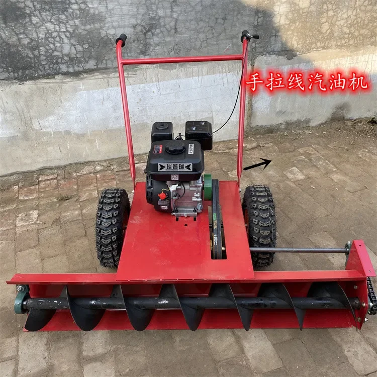 Small Snow Sweeper Snow Remover Hand Pushed Fuel Oil Snow Remover Snow Remover Property Road Self propelled Snow Remover