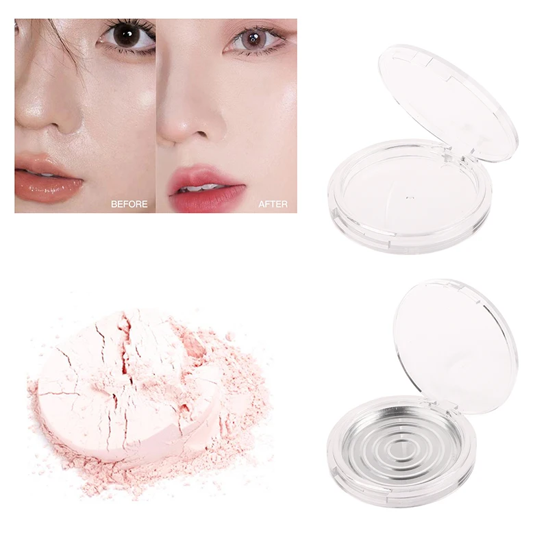 8.5ml Empty Single Clear Transparent Circular Highlight Box Blush Powder Box Replacement With Aluminum Pan Inside Diameter 59mm