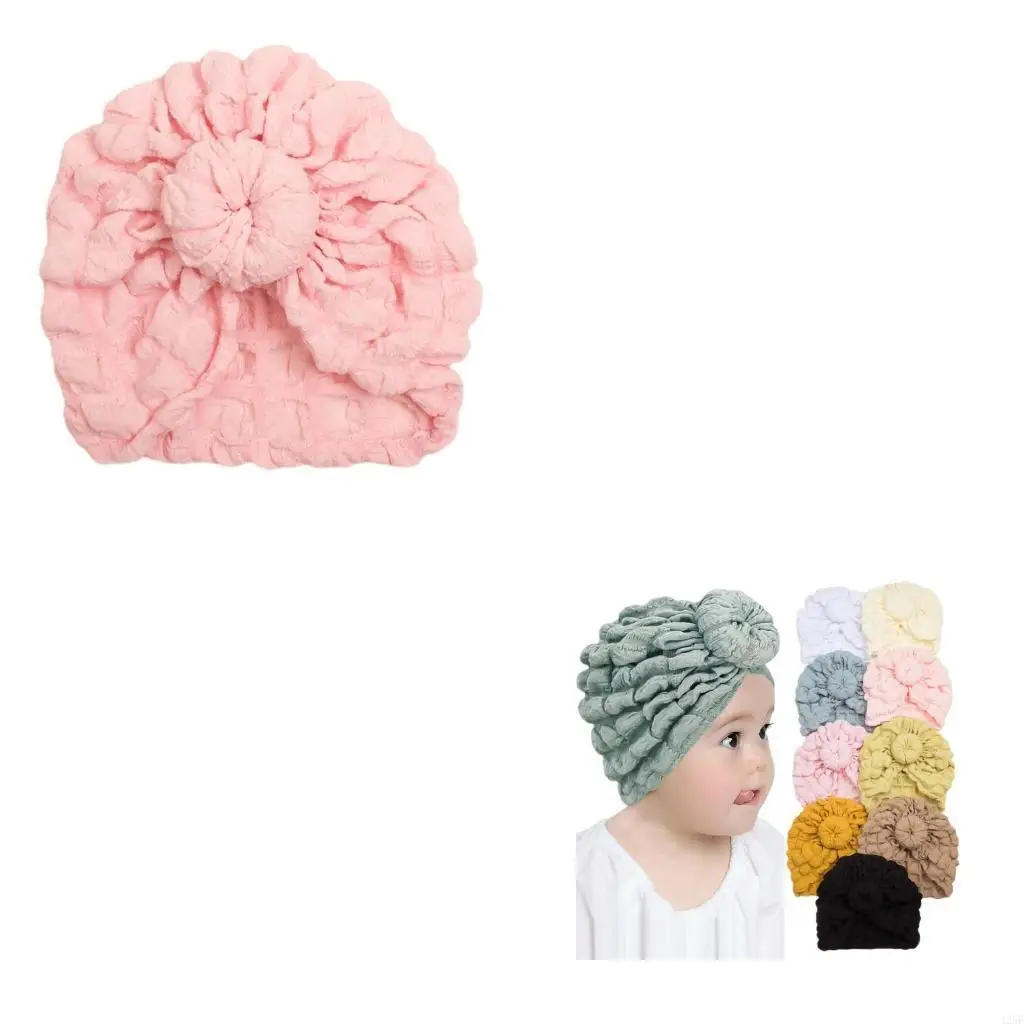 

& Stylish Baby Soft & Comfortable Kids Headgear Trendy Solid Color Donuts Headband Soft Hat Fashionable Hat 425F