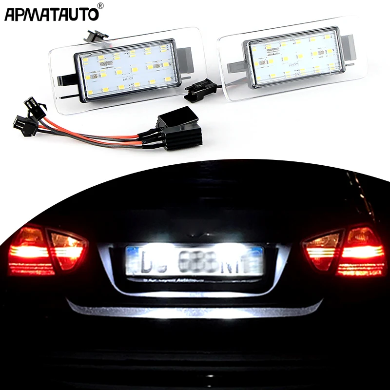 Led License Plate Lights For Cadillac Escalade/Escalade ESV 2015-2020 Parking Tag Lamp GM13590043 13590043 White Car Accessories