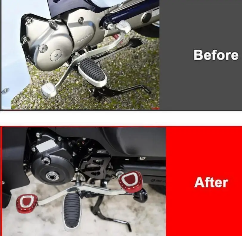For Honda C125 C 125 Super Cub 2019-2024 Motorcycle Modification Foot Gear Shift Plate 3D Extension Pad Anti Slip Gear Lever