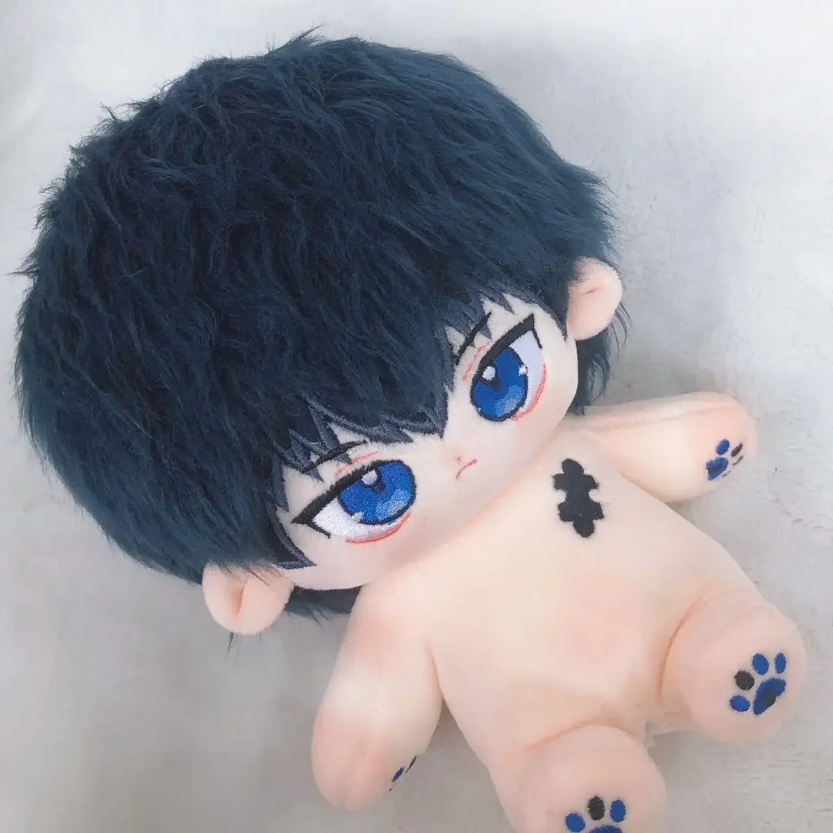 

20cm Blue Lock Yoichi Isagi Dressing-up Plush Puppets COS Anime Cartoon Cotton Stuffed Doll Children's Cute Gift Toys