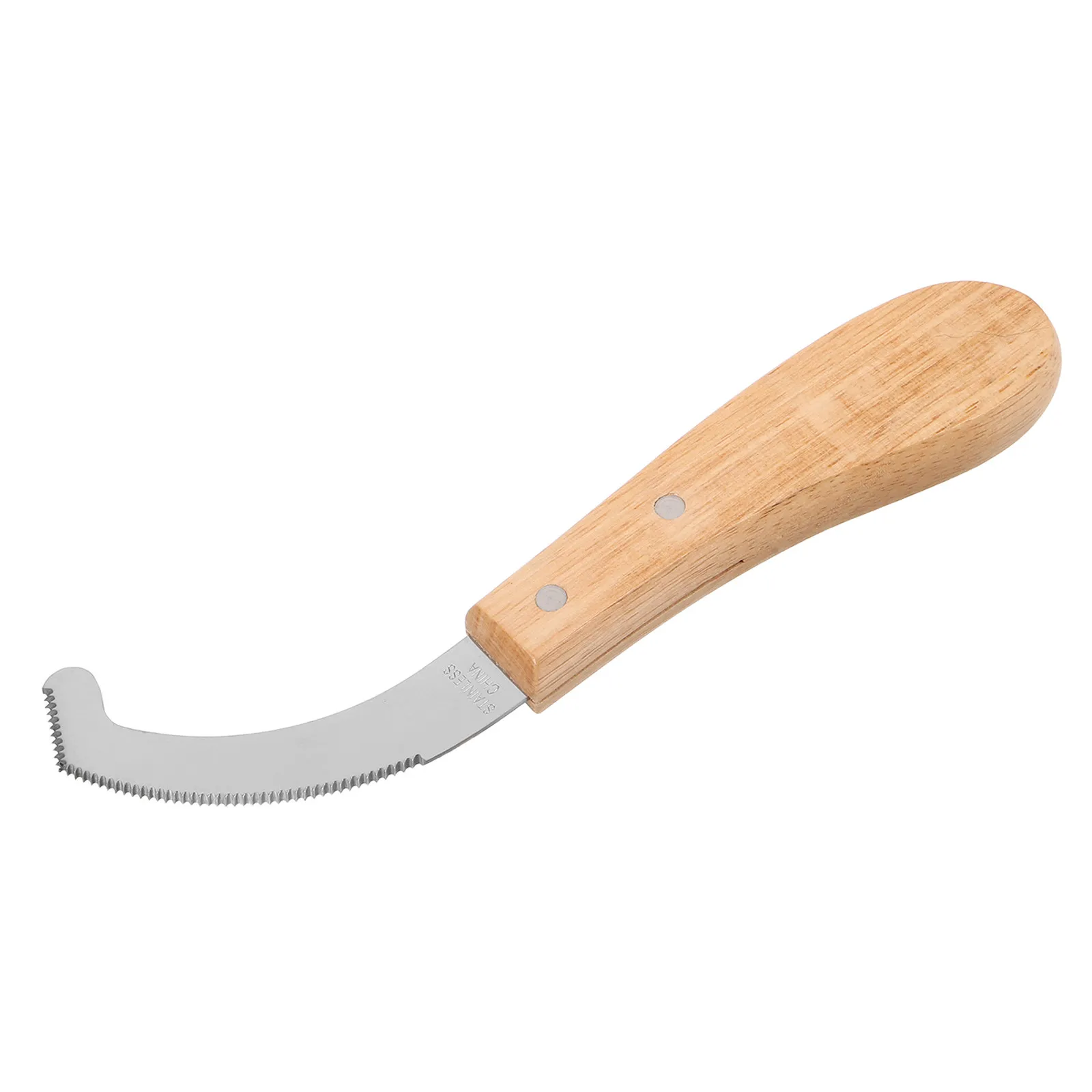 

Equine Horse Bot Egg Knife Steel Blade Wooden Handle Precision Grooming Scraper Bot Fly Egg Removal Tool Horse Grooming Tool
