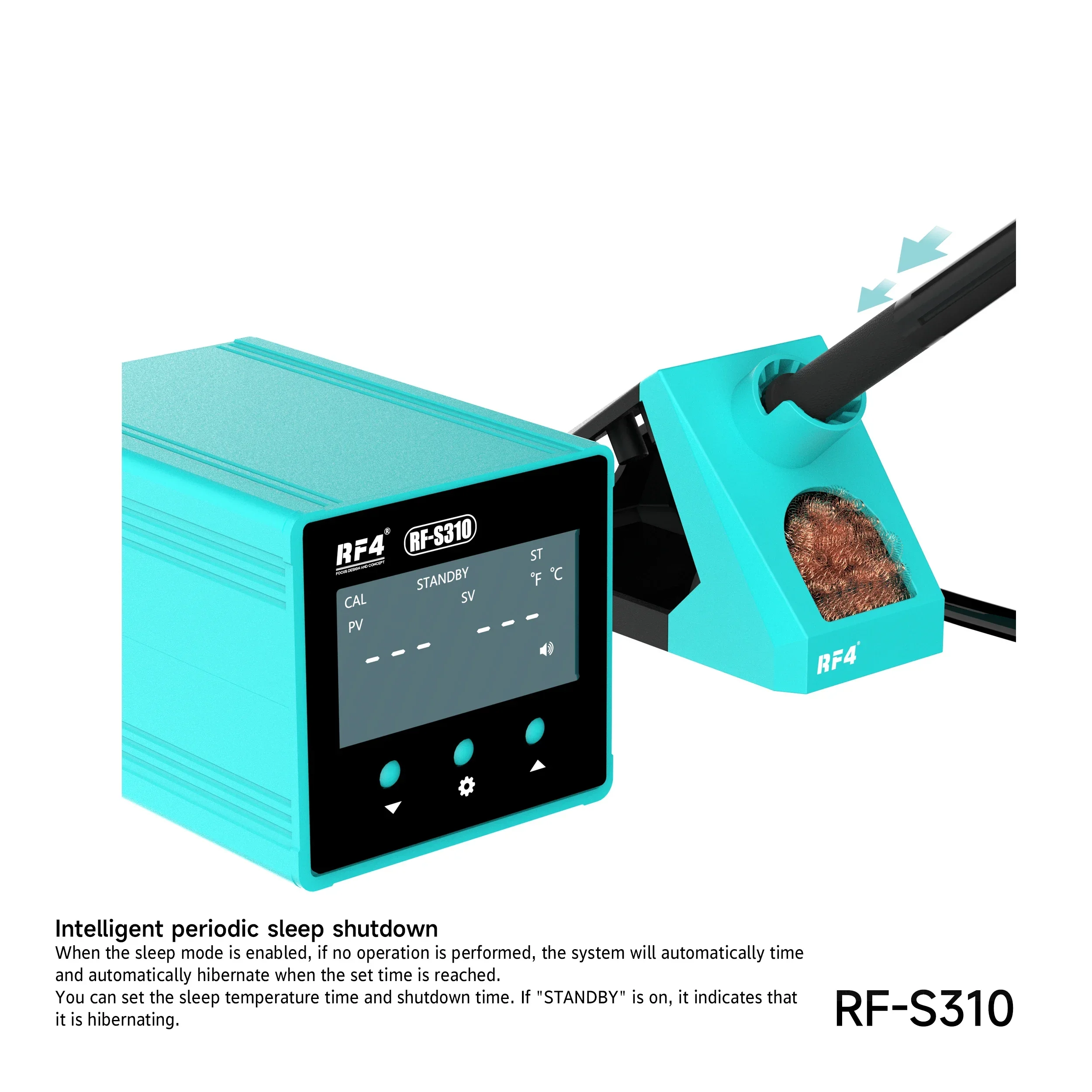 RF-S310 지능형 온도 제어 정전기 방지 휴대폰 수리 용접 스테이션, 자동 시간 수면 온도 범위 150-480 ℃