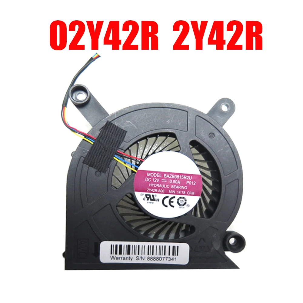 

02Y42R 2Y42R Fan For DELL For OptiPlex 3280 5260 5270 7780 5400 5490 For Inspiron 24 5477 All-In-One BSC0812MB-00 0TFHF6 TFHF6