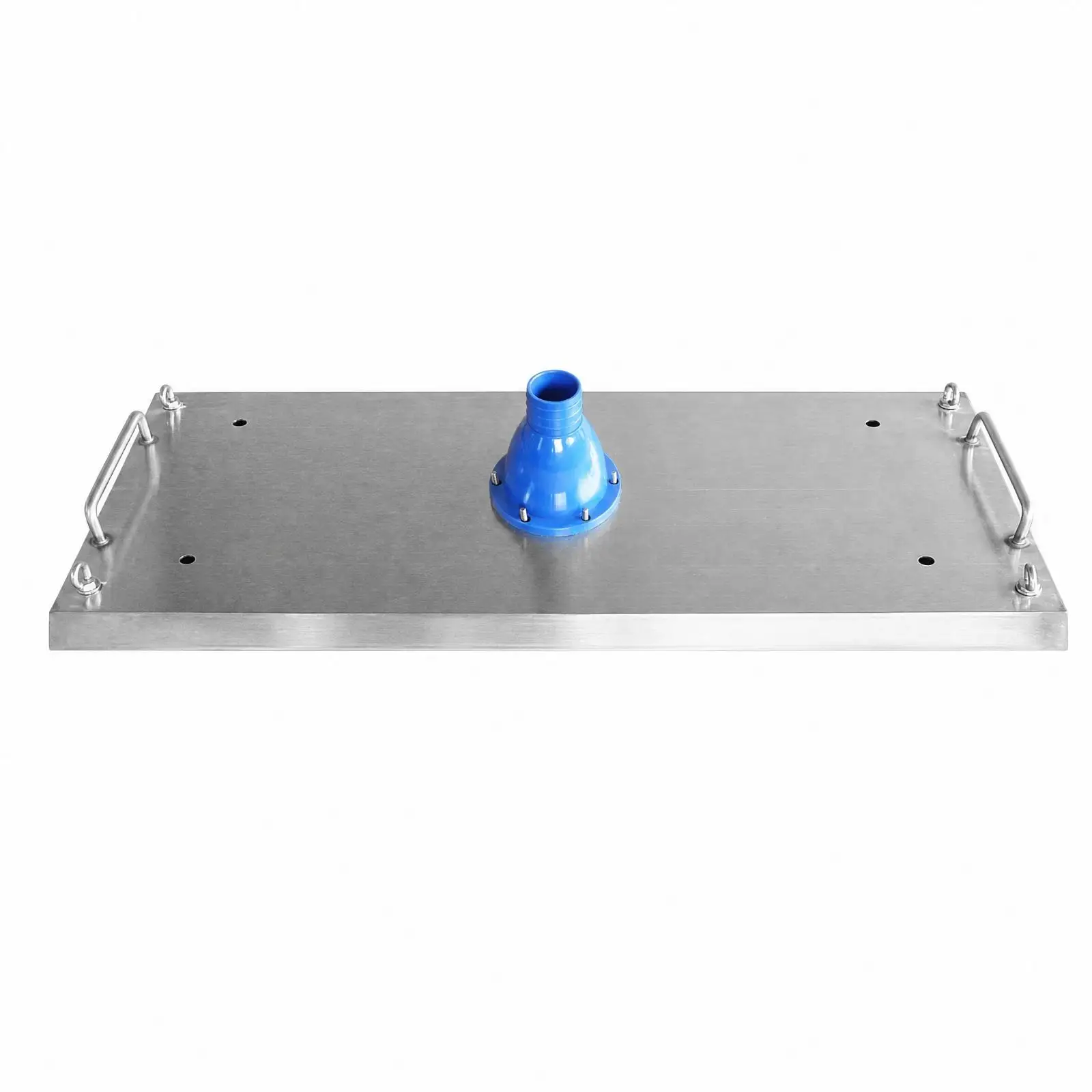 304 Stainless Steel Pool Suction Head Vacuum Cleaner for 1.5 2 Inch Hose Bottom Debris Removal Tool