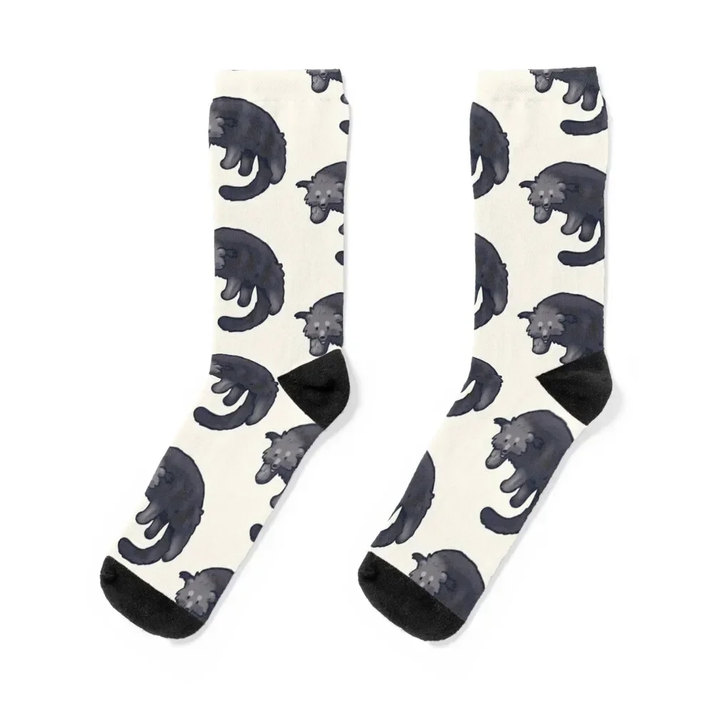 

Binturong art Socks Climbing floral funny sock Ladies Socks Men's