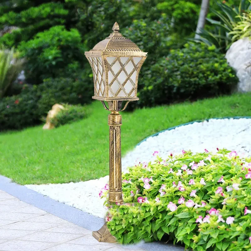 

80CM European Style Garden Outdoor Lawn Lamp Courtyard Outdoor Villa Floor Lamp Waterproof Lawn Small Street Lamp