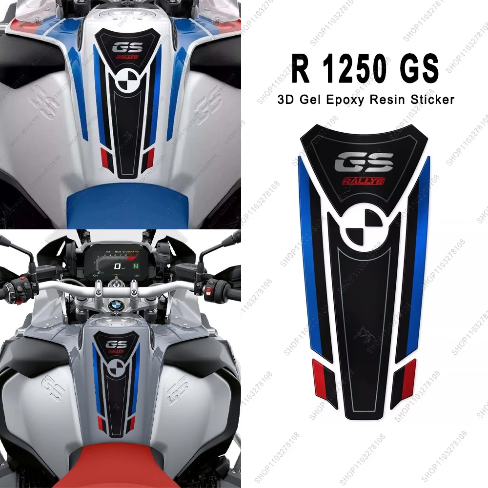 Motorcycle tank pad for BMW R 1250 GS sunscreen and scratch-proof sticker accessories for r1250gs Adventure Rallye 3D drip resin