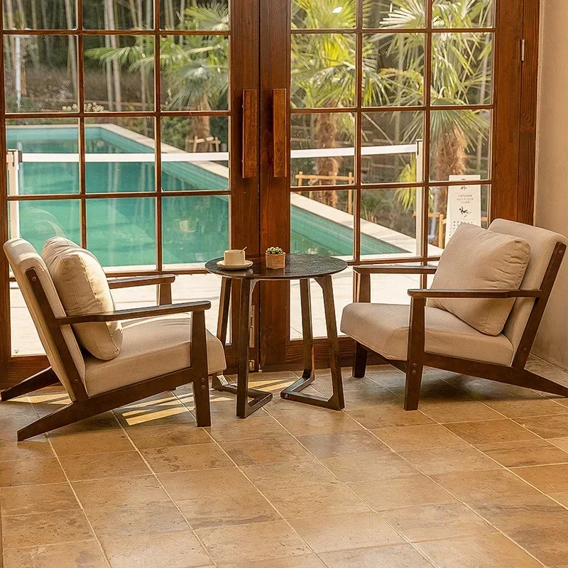 chair combination leisure commercial milk tea shop coffee shop card sofa western restaurant Qing bar book bar chair