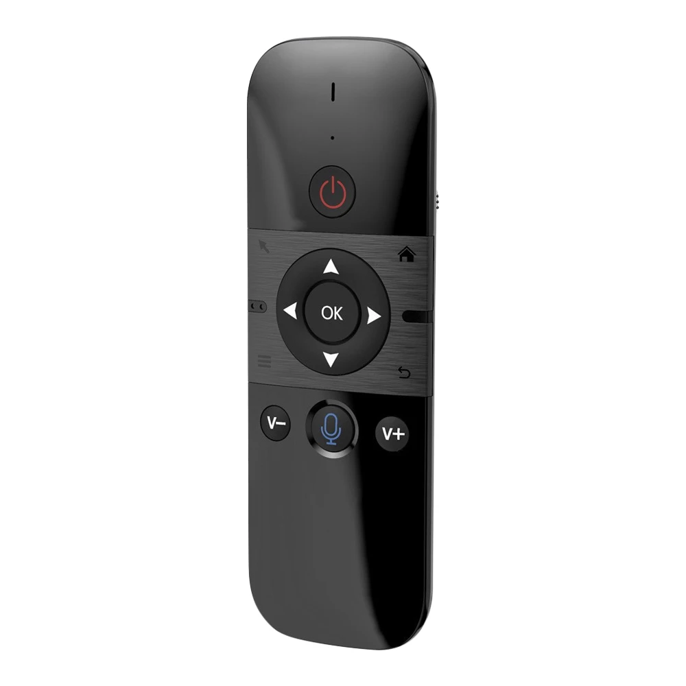 M8 เสียงรีโมทคอนโทรล Air Mouse 2.4G Mini คีย์บอร์ดไร้สาย IR การเรียนรู้ Gyro Sensing แบตเตอรี่ลิเธียมสําหรับ Android TV Box X96
